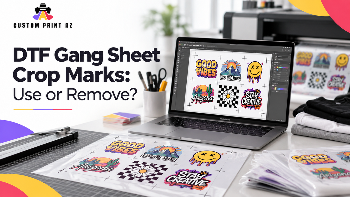 DTF Gang Sheet Crop Marks: Use or Remove?