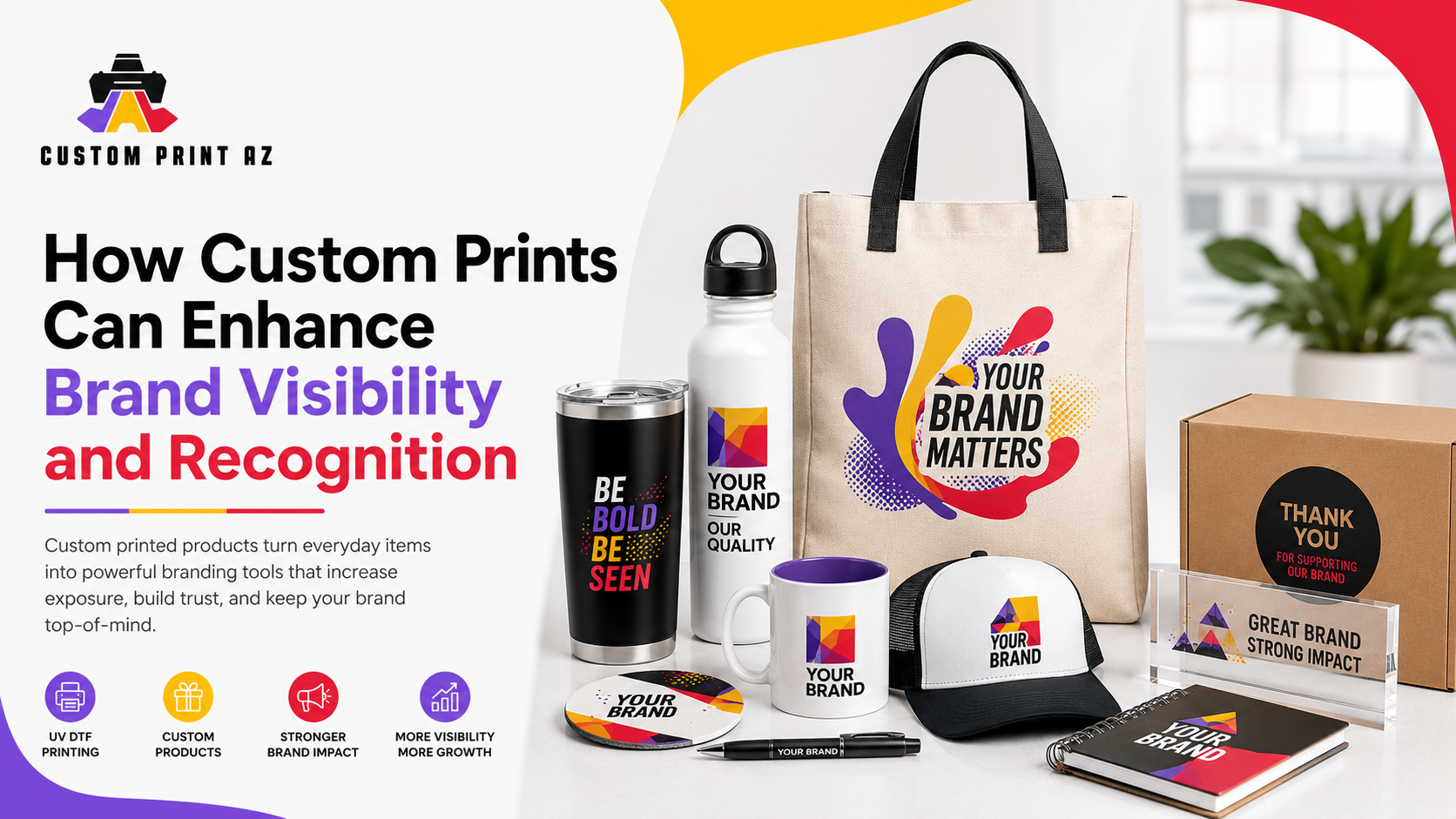 How Custom Prints Can Enhance Brand Visibility and Recognition