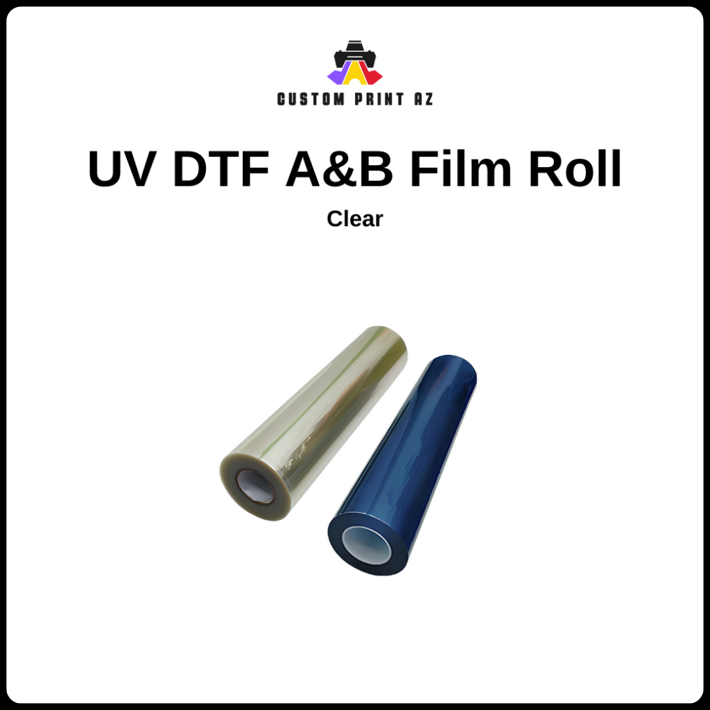 UV DTF A&B Film Roll - Clear 24" 325'