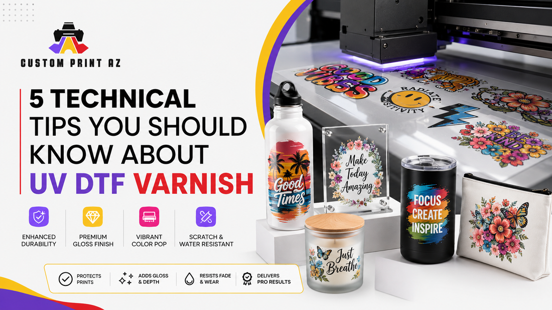 5 Technical Tips You Should Know About UV DTF Varnish