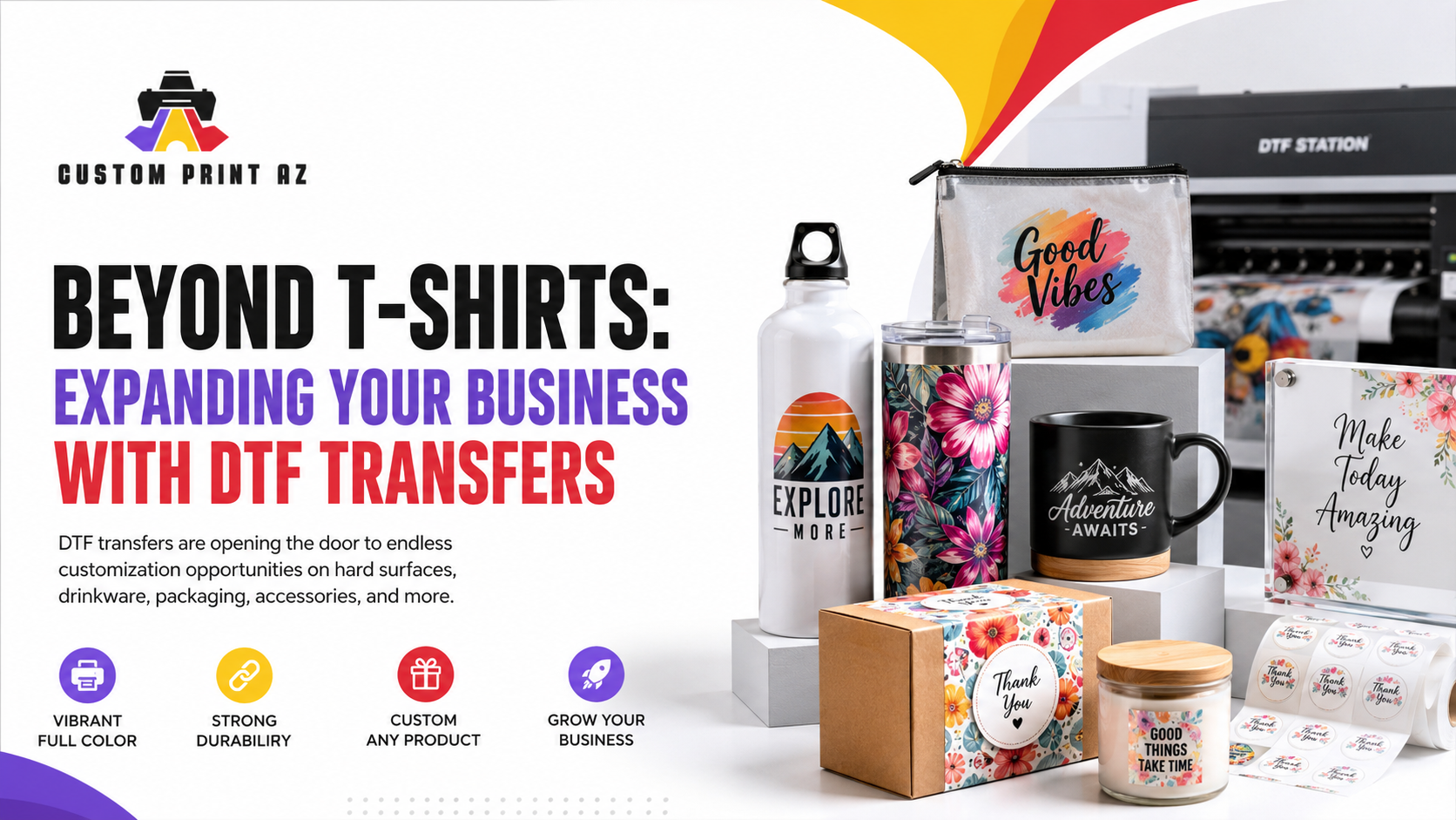 Beyond T-Shirts: Expanding Your Business with DTF Transfers