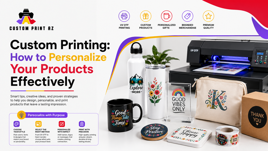 Custom Printing: How to Personalize Your Products Effectively
