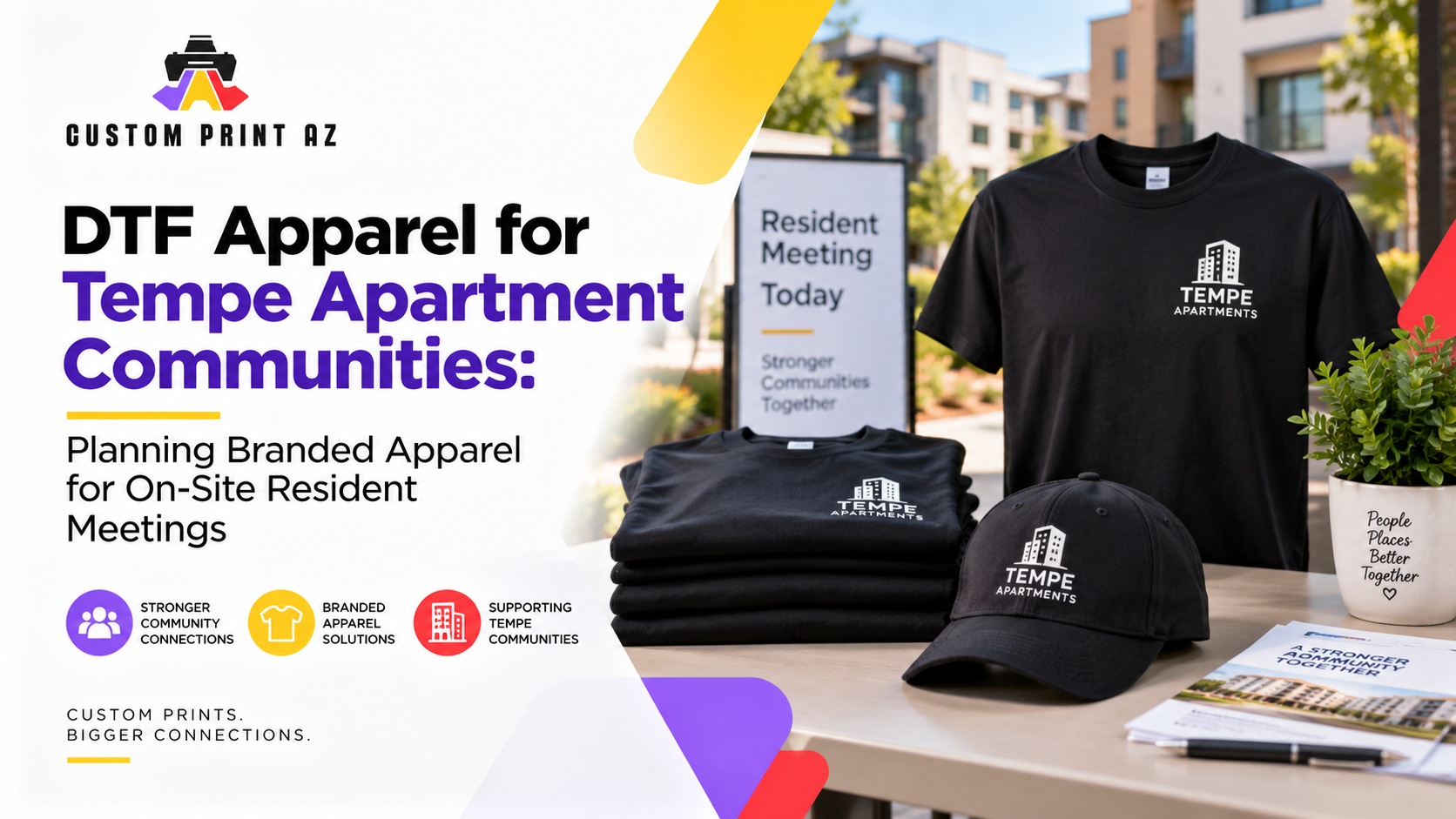 DTF Apparel for Tempe Apartment Communities: Planning Branded Apparel for On-Site Resident Meetings