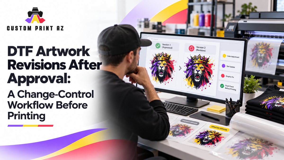 DTF Artwork Revisions After Approval: A Change-Control Workflow Before Printing