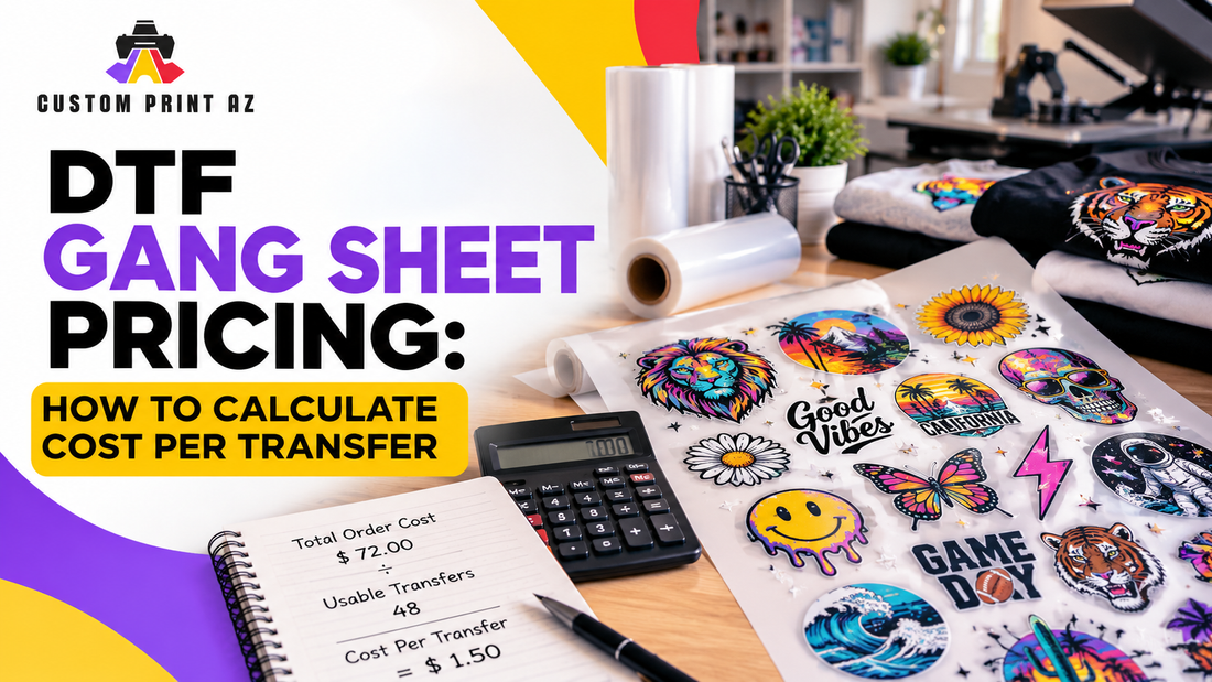 DTF Gang Sheet Pricing: How to Calculate Cost Per Transfer