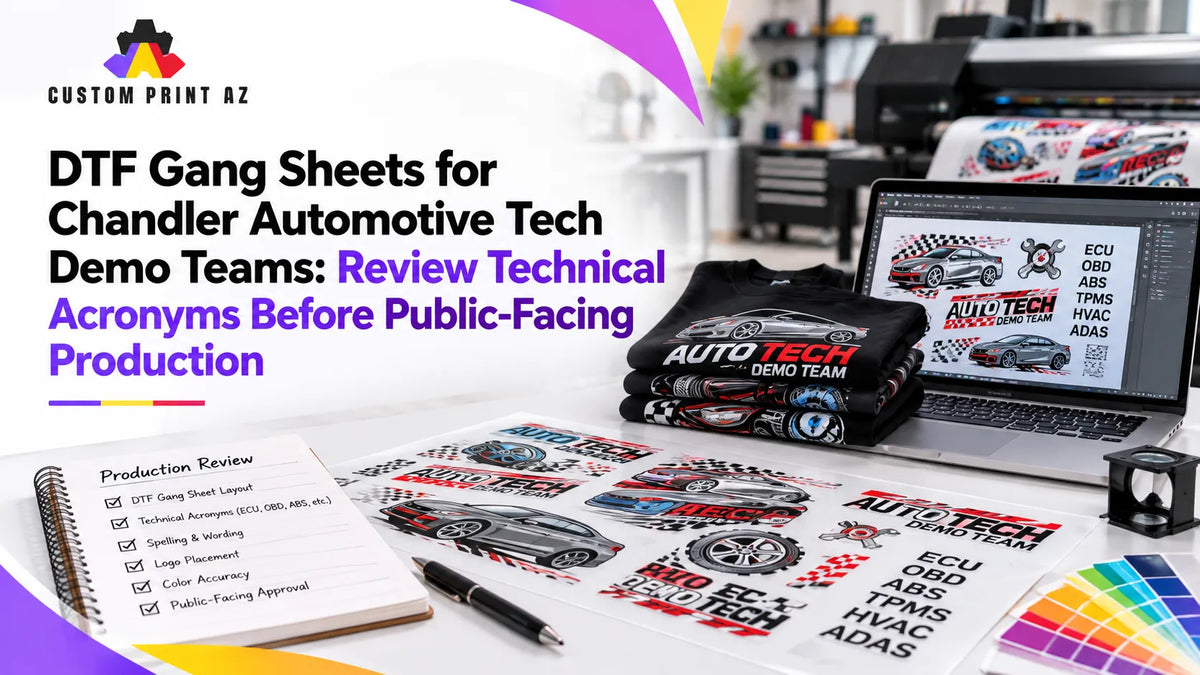DTF Gang Sheets for Chandler Automotive Tech Demo Teams: Review Technical Acronyms Before Public-Facing Production