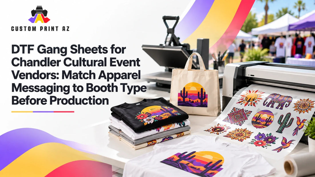 DTF Gang Sheets for Chandler Cultural Event Vendors: Match Apparel Messaging to Booth Type Before Production