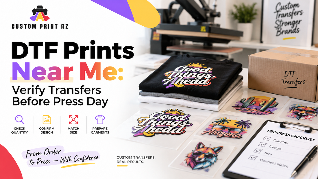 DTF Prints Near Me: Verify Transfers Before Press Day