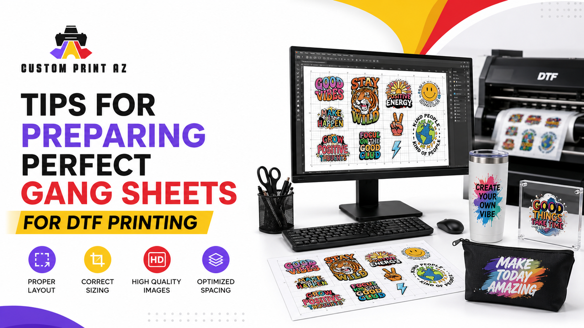 DTF Gang Sheet Printing: Tips & Tricks - Custom Print AZ