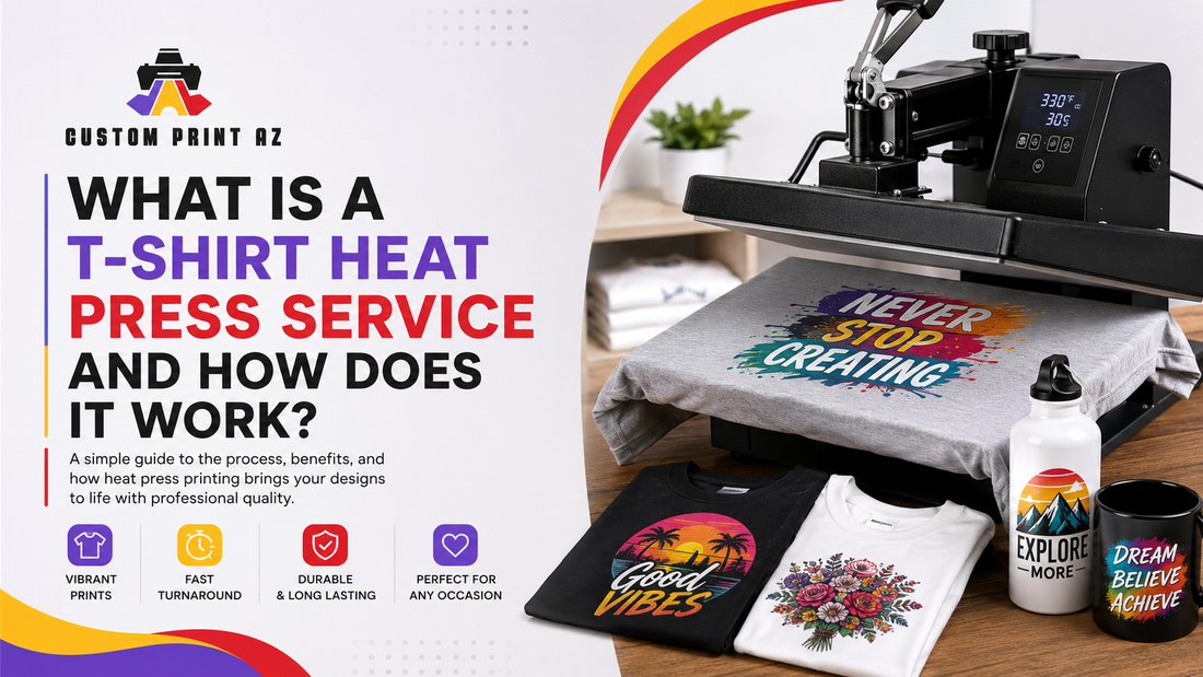 What is a T-Shirt Heat Press Service and How Does It Work?