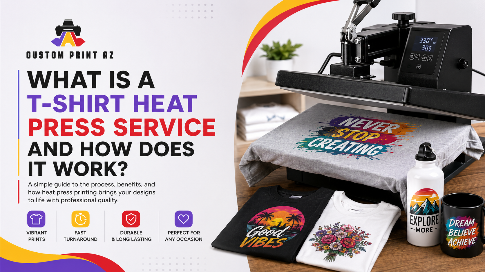 What is a T-Shirt Heat Press Service and How Does It Work?