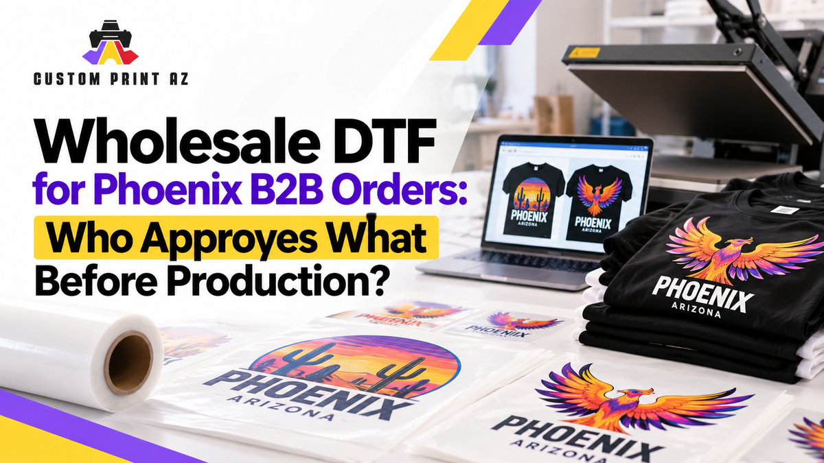 Wholesale DTF for Phoenix B2B Orders: Who Approves What Before Production?