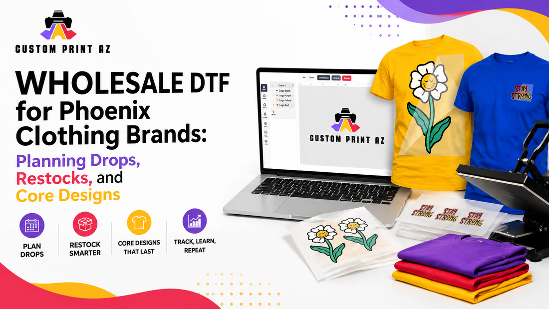 Wholesale DTF for Phoenix Clothing Brands: Planning Drops, Restocks, and Core Designs