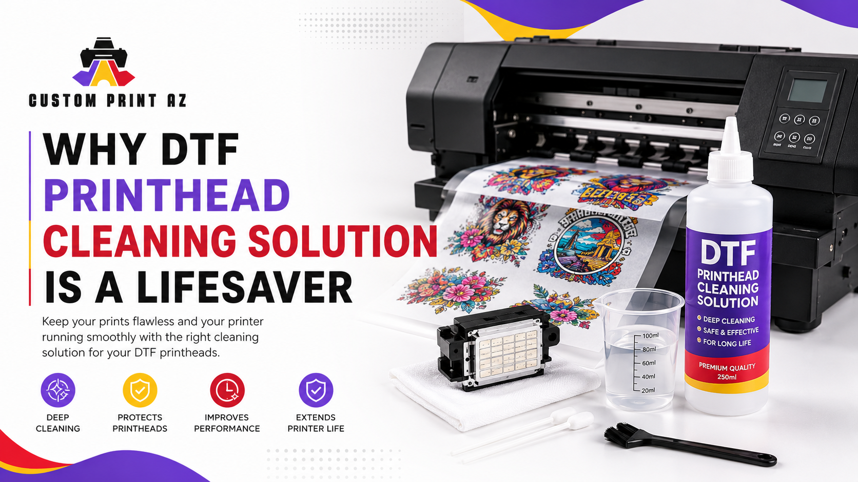Why DTF Printhead Cleaning Solution is a Lifesaver