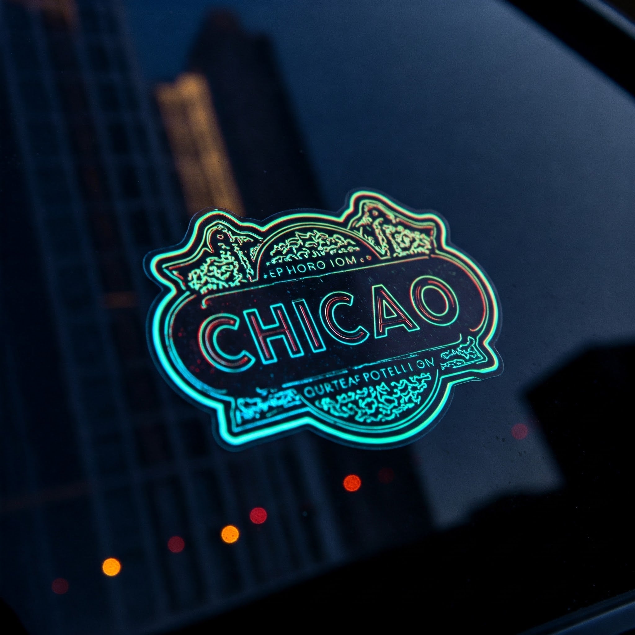 Chicago UV Sticker