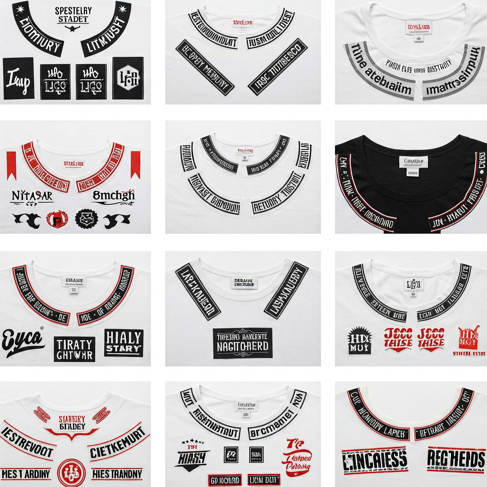 Transfers for Neck Labels
