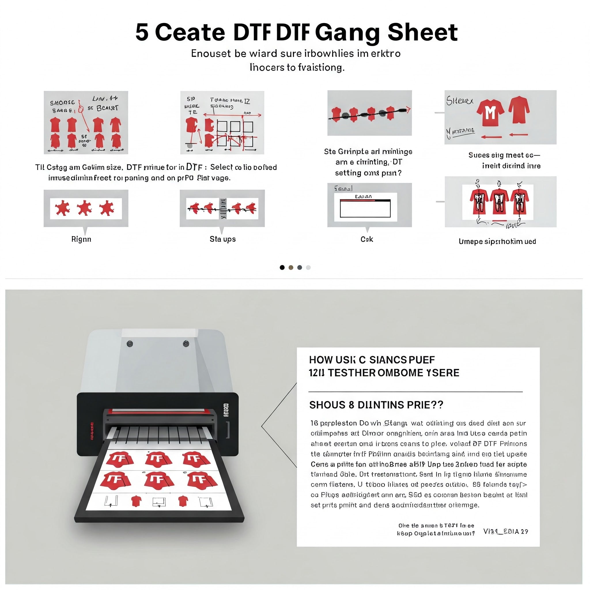 How To Create DTF Gang Sheet