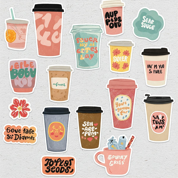 Stickers for Cups | Custom, Durable, Vibrant Designs