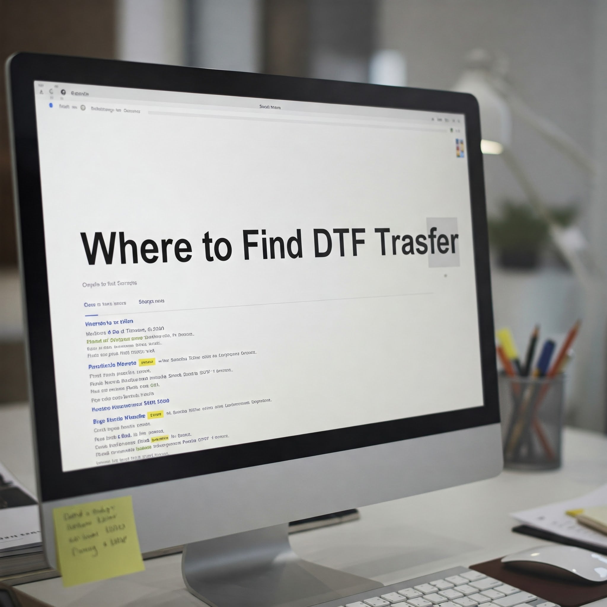 Where to Find DTF Transfer
