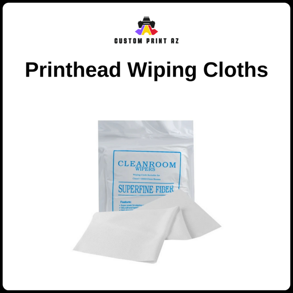 lint-free cloth wiping printhead nozzle plate inkjet printer cleaning